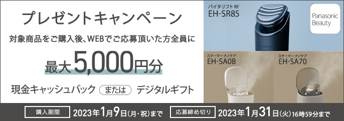リフトケア美顔器 バイタリフト RF EH-SR85 | 商品一覧 | フェイスケア 