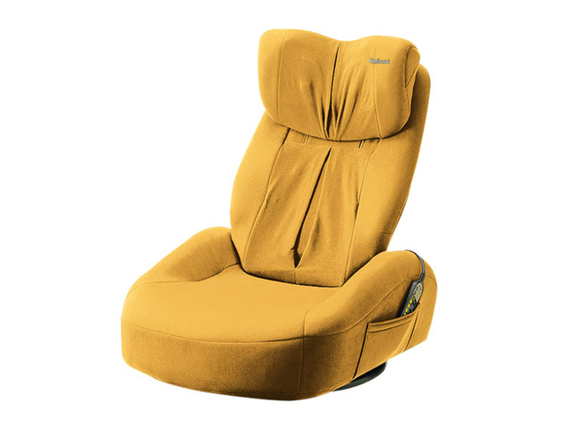 写真：座椅子エアマッサージャー　ＥＰ２８００　グットエアー EP2800-Y05（ライトサフランイエロー）