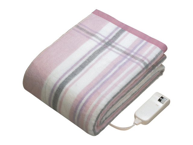 写真：電気かけ毛布（キトサン）〈シングルＭサイズ〉 DB-K21M-V（バイオレット）