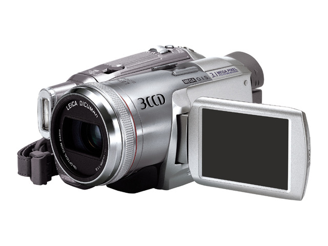写真：液晶デジタルビデオカメラ NV-GS250-S（シルバー）