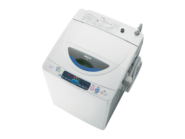 写真：遠心力洗濯機 NA-F50P1-W（ホワイト）