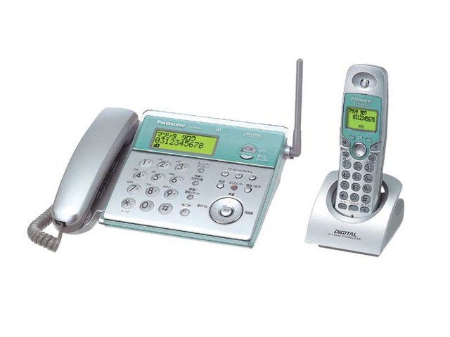 写真：コードレス電話機（子機１台付き） VE-GP02DL-S（シルバー）
