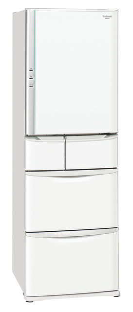 写真：トップユニット冷蔵庫 NR-E401T-W（ハーモニーホワイト 右開き）