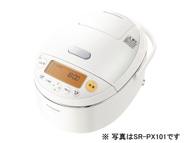 写真：圧力IHジャー炊飯器 SR-PX181-W（ホワイト）