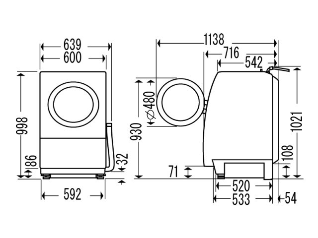 洗濯乾燥機 NA-VX3101L ※左開きタイプです。右開きタイプ(NA-VX3101R ...