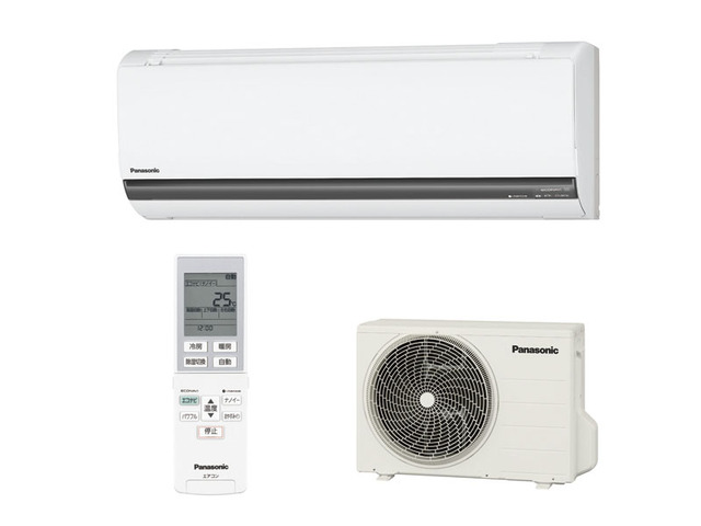 写真：インバーター冷暖房除湿タイプ　ルームエアコン CS-SX283C/S-W（クリスタルホワイト）