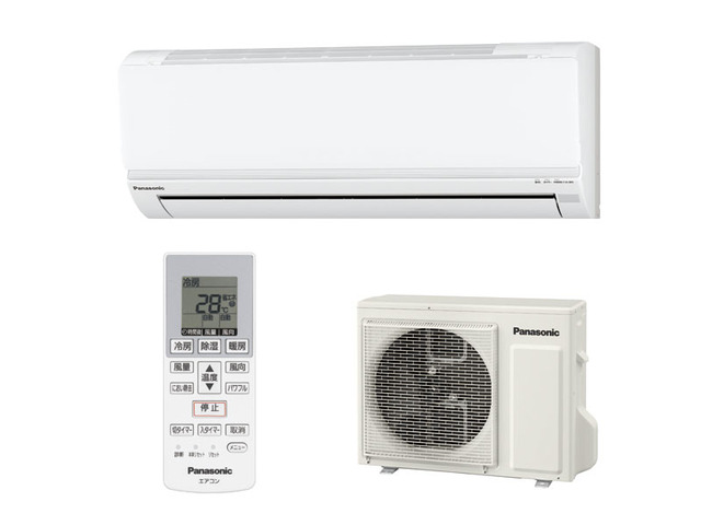 写真：インバーター冷暖房除湿タイプ　ルームエアコン CS-563CFR2/S-W（クリスタルホワイト）