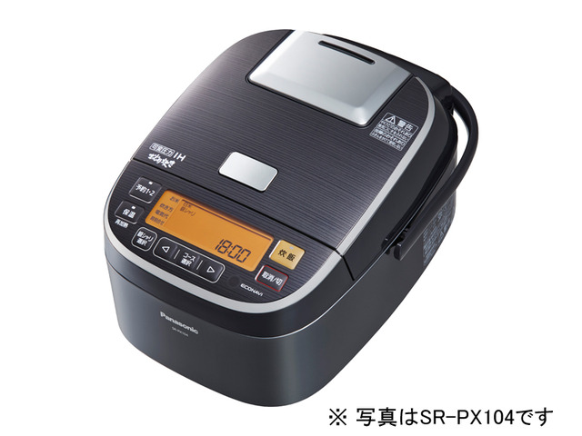 写真：可変圧力IHジャー炊飯器 SR-PX184-K（ステンレスブラック）