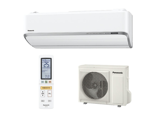 写真：インバーター冷暖房除湿タイプ　ルームエアコン CS-X225C/S-W（クリスタルホワイト）
