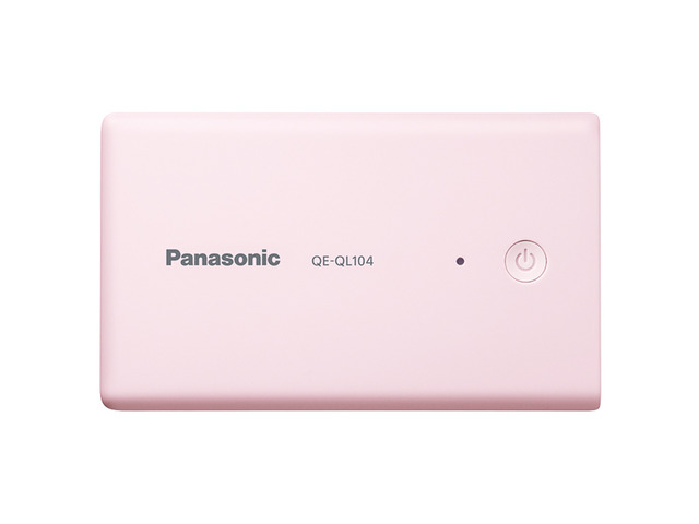 写真：USBモバイル電源(薄型) QE-QL104-P（ピンク）