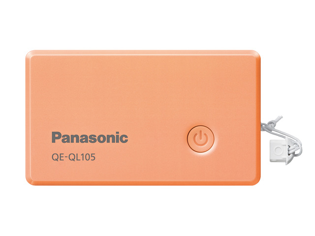 写真：USBモバイル電源 QE-QL105-D（オレンジ）
