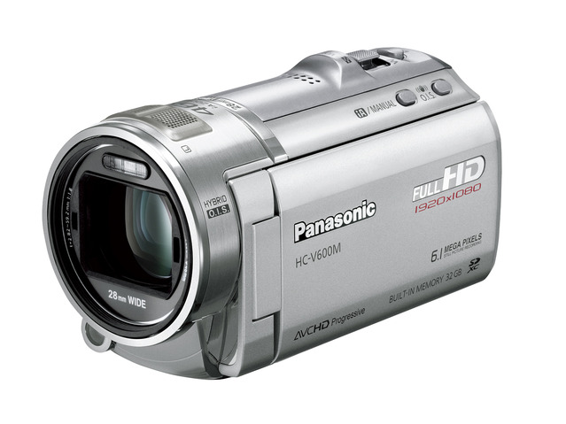 写真：デジタルハイビジョンビデオカメラ HC-V600M-S（シルバー）