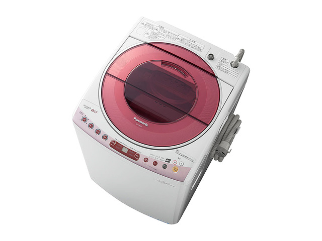 写真：全自動洗濯機 NA-FS80H2-P（ピンク）