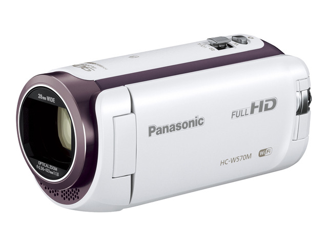 写真：デジタルハイビジョンビデオカメラ HC-W570M-W（ホワイト）