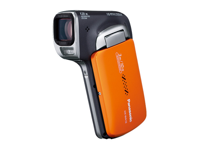 写真：デジタルムービーカメラ HX-WA10-D（サンシャインオレンジ（在庫僅少））