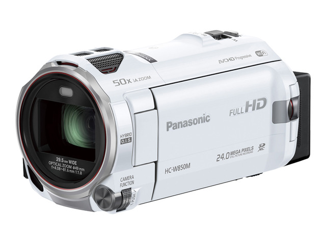 写真：デジタルハイビジョンビデオカメラ HC-W850M-W（ホワイト）