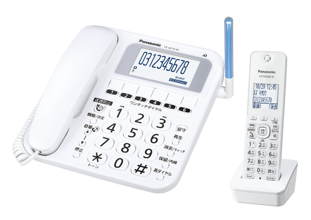 コードレス電話機（子機1台付き） VE-GE10DL 商品概要 | ファクス