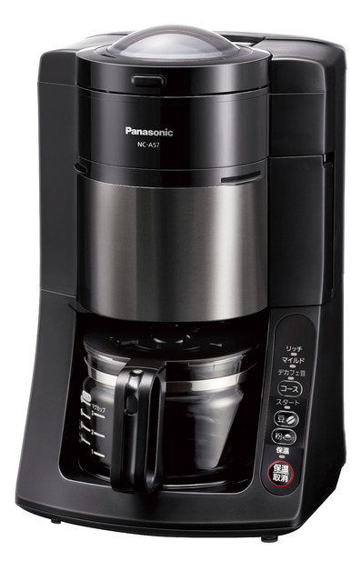 Panasonic 沸騰浄水コーヒーメーカー NC-A57-K 黒コーヒーメーカー