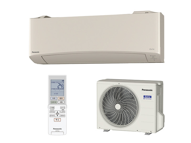 写真：インバーター冷暖房除湿タイプ　ルームエアコン CS-EX250D/S-C（ノーブルベージュ）