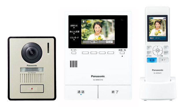 パナソニックワイヤレスモニター付テレビドアホン 電源コード式 VL-SWH705