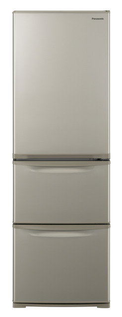 2012年製 Panasonic 冷凍冷蔵庫「NR-C37AM-S」365L - キッチン家電