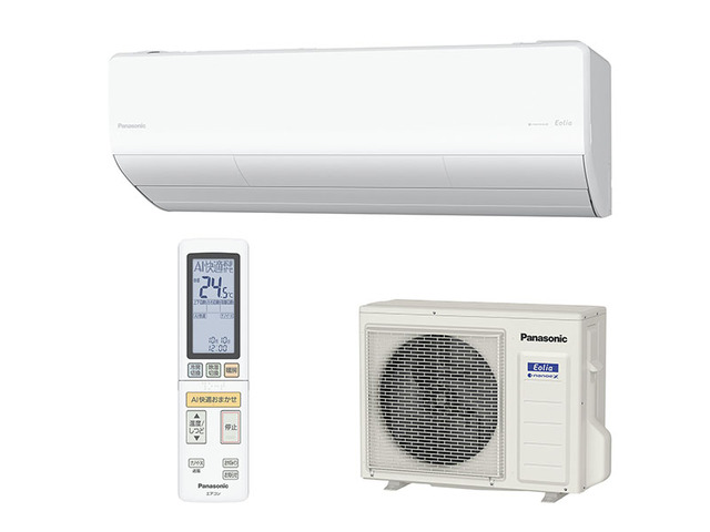 写真：インバーター冷暖房除湿タイプ　ルームエアコン CS-XS283D/S-W（クリスタルホワイト）