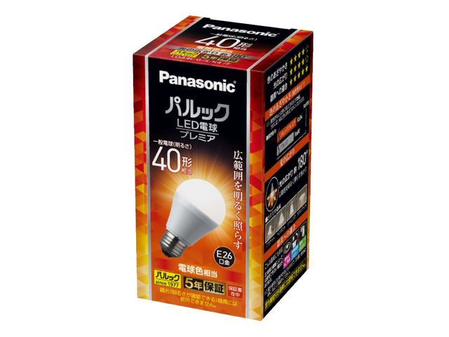 写真：パルック LED電球 プレミア 4.4W（電球色相当） LDA4LGSK4F
