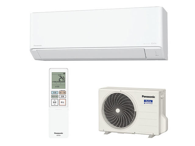 写真：インバーター冷暖房除湿タイプ　ルームエアコン CS-K255D/S-W（クリスタルホワイト）