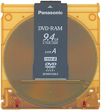 Panasonic DVD-RAM（カートリッジタイプ）