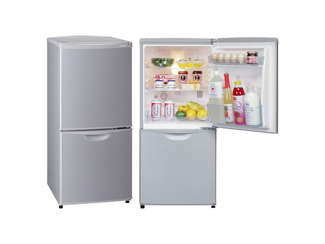 ナショナル製の２段冷蔵庫-
