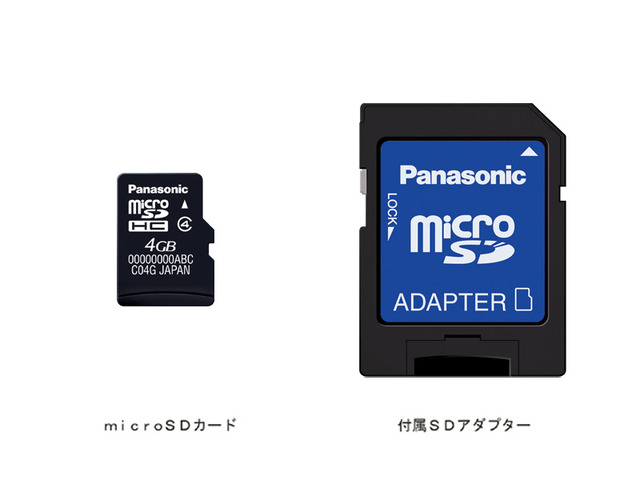 写真：4GB　microSDHCカード RP-SM04GBJ1K