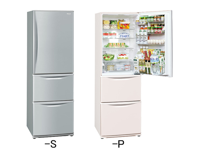 Panasonic 365Lの家庭用冷蔵庫 - キッチン家電