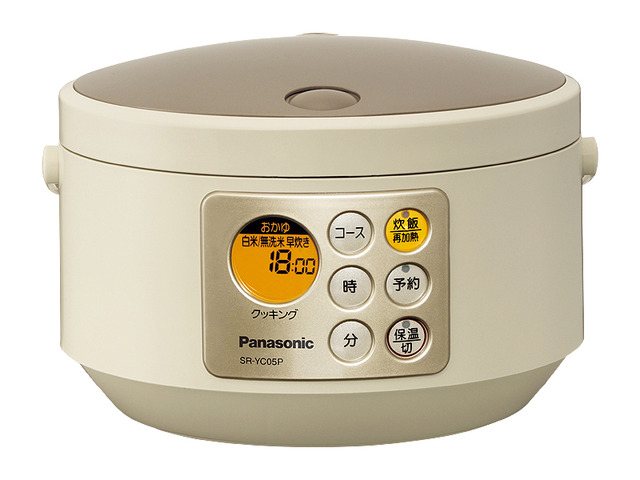 0.54L 0.5～3合 電子ジャー炊飯器 SR-YC05P 商品概要 | ジャー炊飯器 