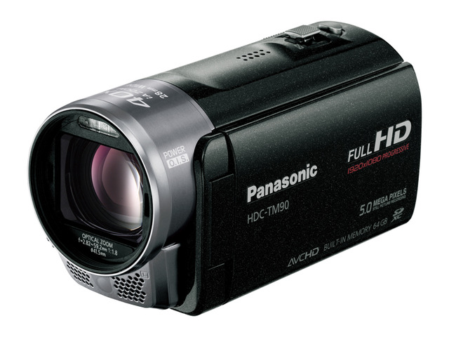 パナソニック デジタルハイビジョンビデオカメラ TM90 内蔵メモリー64GB ソリッドシルバー HDC-TM90-S wgteh8f