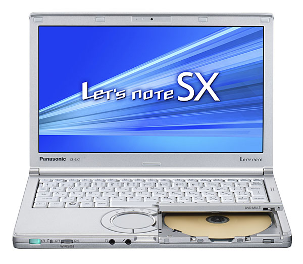 ドライブありパナソニック Panasonic Let's note CF-SX1 Core i5 4GB 新品SSD120GB スーパーマルチ 無線LAN Windows10 64bitWPSOffice 12.1インチ モバイルノート  パソコン  ノートパソコン