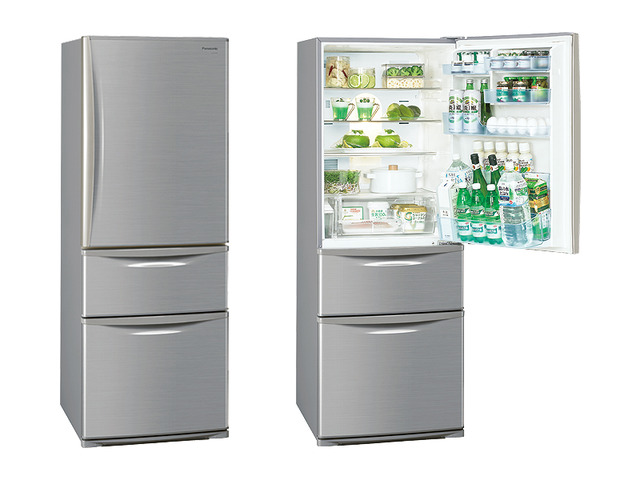 Panasonic 冷凍冷蔵庫 NR-C37BM-S 365L - 家具