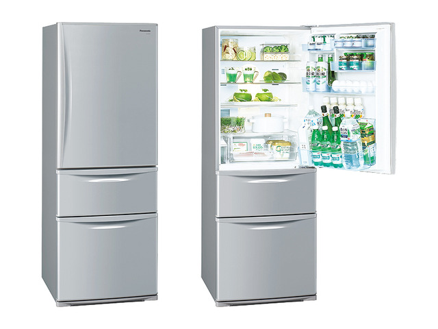 2012年製 Panasonicパナソニック 321L冷蔵庫 NR-C32AM-S - キッチン家電