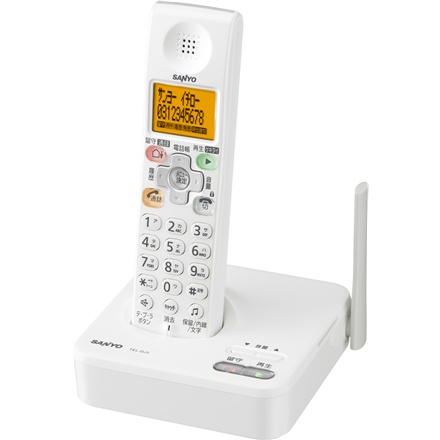 デジタルコードレス留守番電話機 TEL-DJ3(W) 商品概要 | ファクシミリ