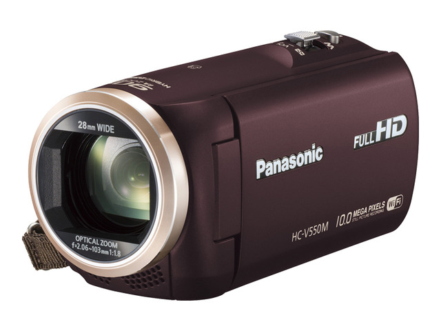 10ルクスPanasonicデジタルハイビジョンビデオカメラHC-V550Mピンクゴールド