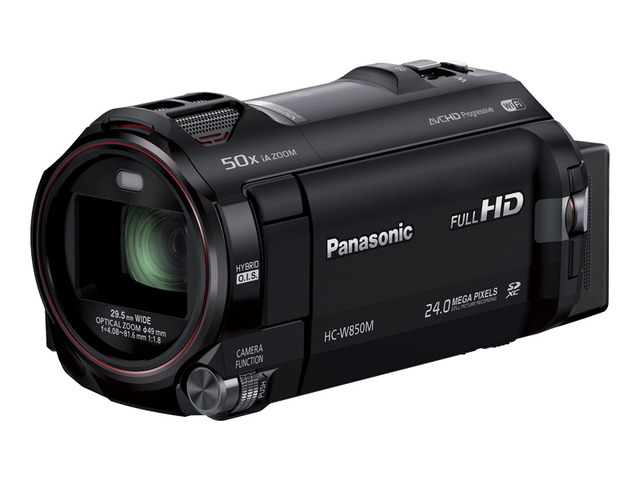 動作品　Panasonic HC-W850M-W デジタルハイビジョンカメラ