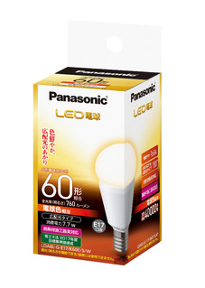 LED電球 7.7W（電球色相当） LDA8LGE17K60ESW