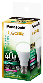 LED電球 3.9W（昼白色相当） LDA4NGE17K40ESW2