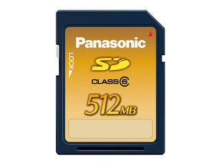 512MB　SDメモリーカード RP-SDV512L1A