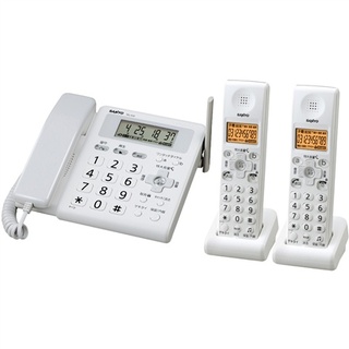 デジタルコードレス留守番電話機 TEL-DJW2(W)