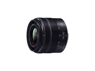 デジタル一眼カメラ用交換レンズ H-FS1442A-KA（ブラック）