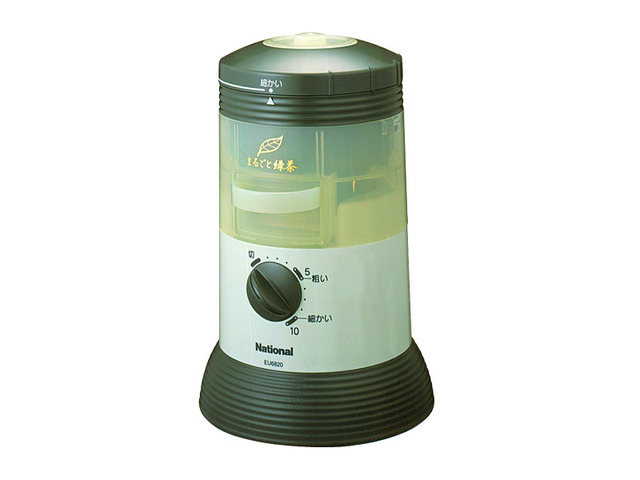 写真：家庭用臼式　お茶粉末器　まるごと緑茶 EU6820-G（緑）
