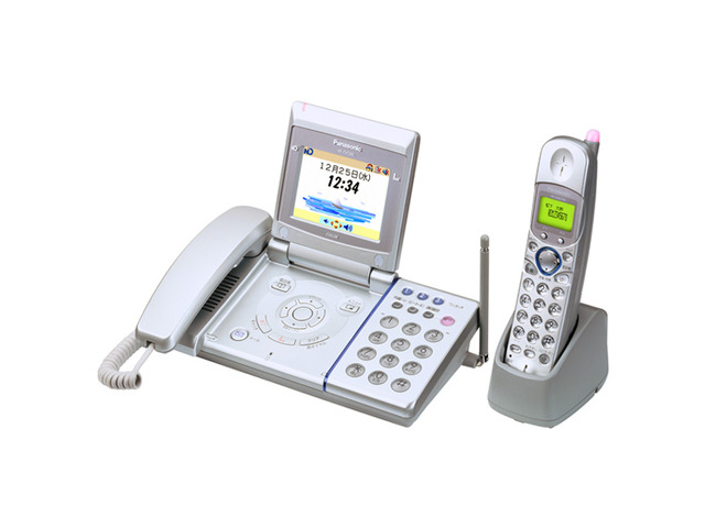 写真：アナログコードレス電話機（親機１台、子機１台のセット） VE-CV02L-N（ゴールド）