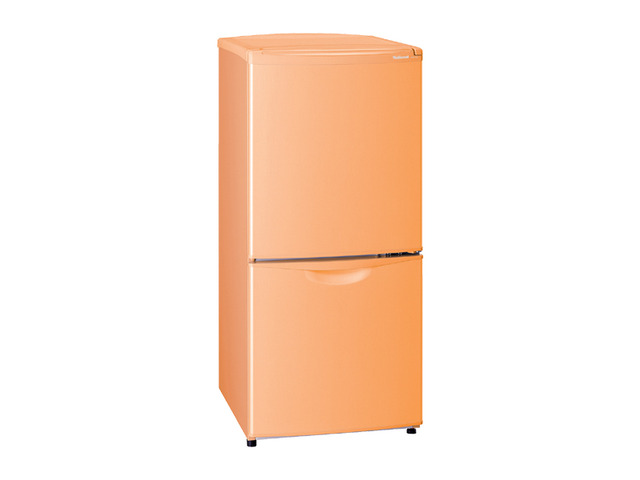 写真：パーソナルノンフロン冷蔵庫 NR-B122J-D（オレンジ（庫内パーツ色：オレンジ系））