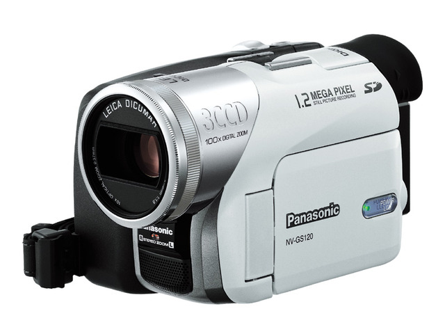 写真：デジタルビデオカメラ NV-GS120K-W（ホワイト）