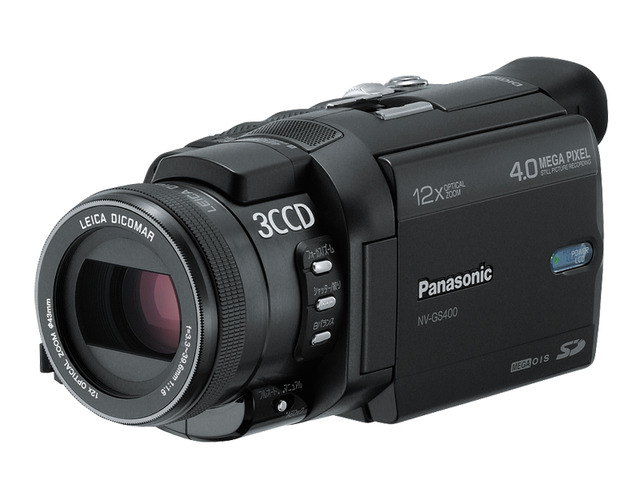 写真：デジタルビデオカメラ NV-GS400K-K（ブラック）